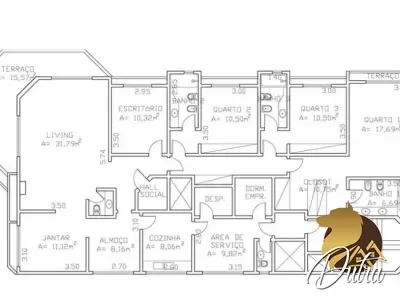 Port Arhur Itaim Bibi 220m² 03 Dormitórios 03 Suítes 4 Vagas