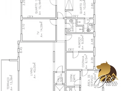 Palazzo Isola Doro Indianópolis 200m² 04 Dormitórios 03 Suítes 4 Vagas