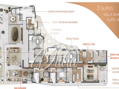 Heritage Cyrela Itaim Bibi 570m² 4 Suites 6 Vagas Box