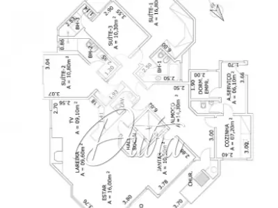 Edifício Maple Leaf Park Itaim Bibi 181m² 04 Dormitórios 02 Suítes 3 Vagas