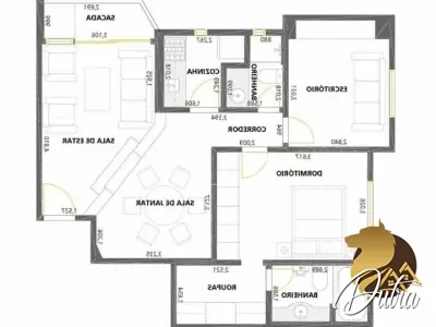 Park Avenue Residence Itaim Bibi 157m² 03 Dormitórios 02 Suítes 2 Vagas