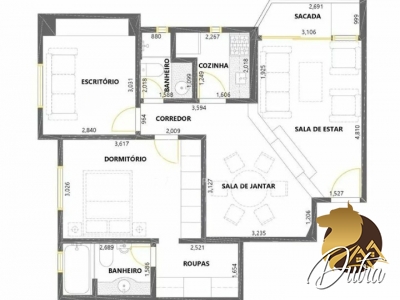 Park Avenue Residence Itaim Bibi 157m² 03 Dormitórios 02 Suítes 2 Vagas